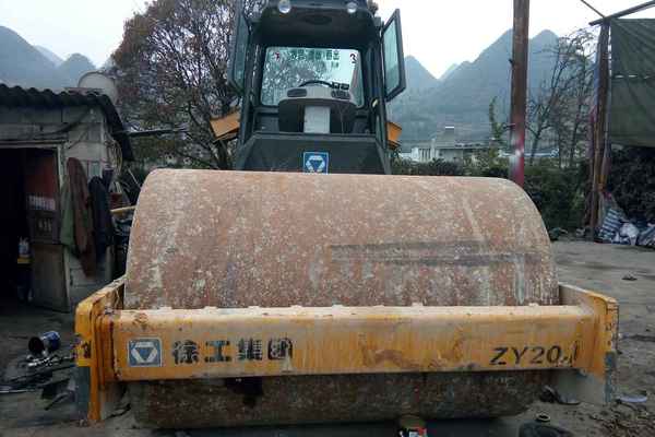 贵州出售转让二手6908小时2008年徐工YZ20JC单钢轮压路机