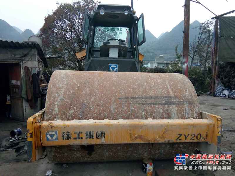 贵州出售转让二手6908小时2008年徐工YZ20JC单钢轮压路机