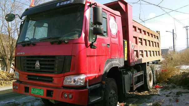 辽宁出售转让二手2009年中国重汽豪泺ZZ3257N3847C自卸车