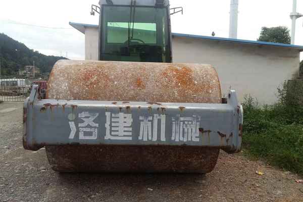 贵州出售转让二手19375小时2005年洛建LSS220P单钢轮压路机