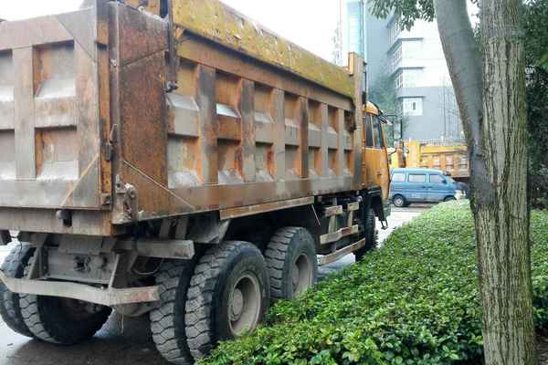 湖南出售转让二手2014年陕汽奥龙SX3255UN384自卸车