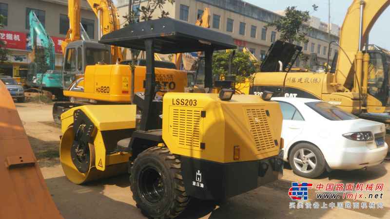 湖南出售转让二手10小时2016年洛建LSS2301单钢轮压路机