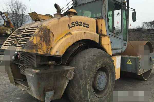 河北出售转让二手10000小时2007年洛建LSS220单钢轮压路机