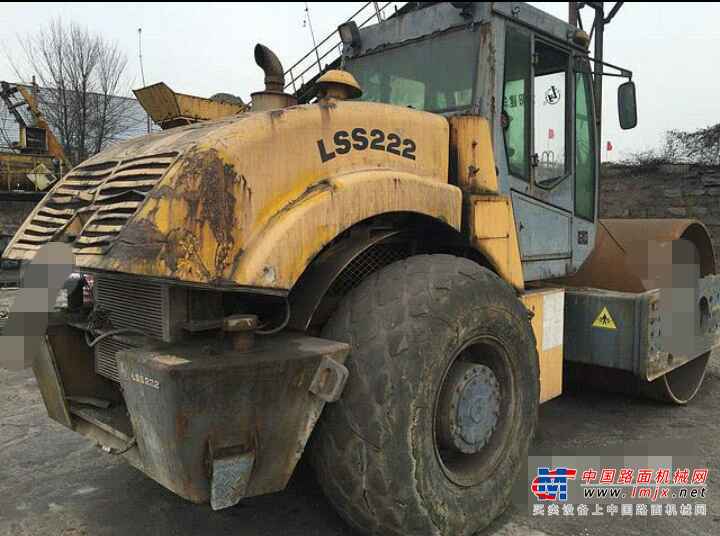 河北出售转让二手10000小时2007年洛建LSS220单钢轮压路机