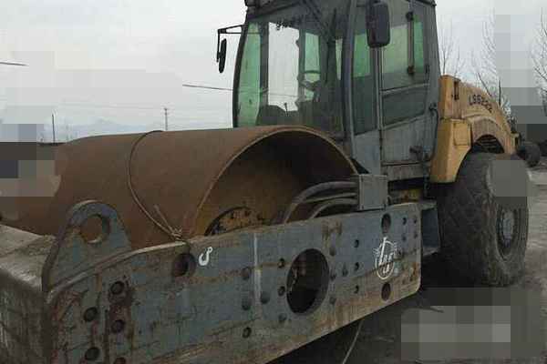 河北出售转让二手10000小时2007年洛建LSS220单钢轮压路机