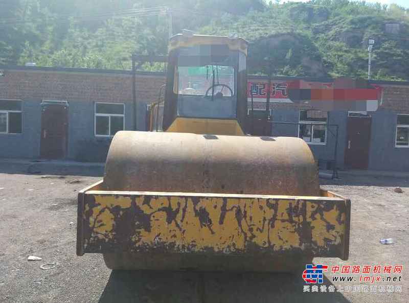 山西出售转让二手6000小时2003年洛建YZ16B单钢轮压路机