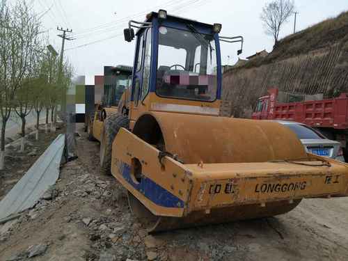 甘肃出售转让二手8000小时2008年龙工LG520A单钢轮压路机