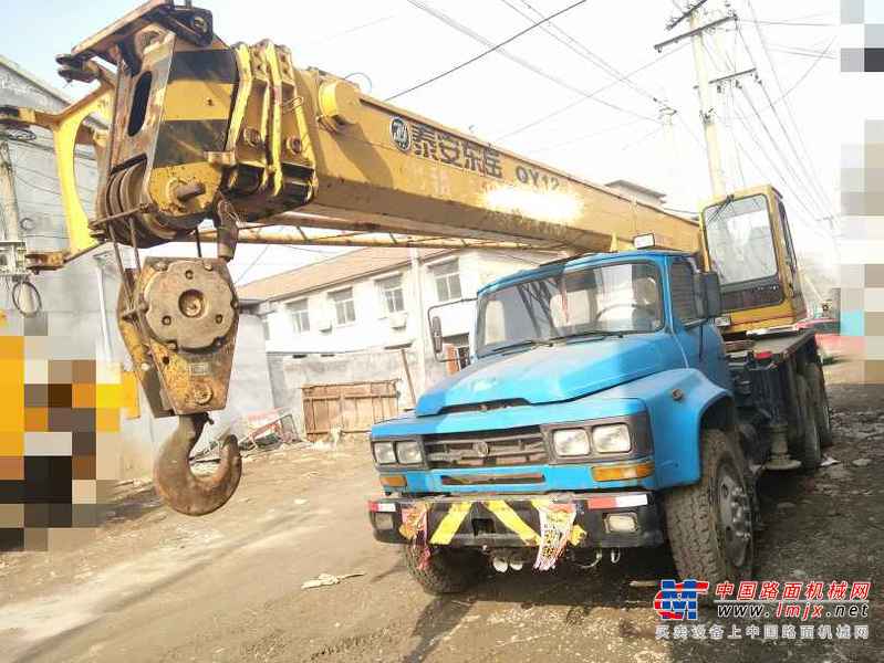 山东出售转让二手6000小时2007年东岳重工QY12C汽车起重机