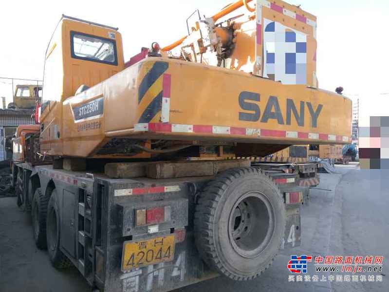 山西出售转让二手3500小时2011年三一重工STC250汽车起重机