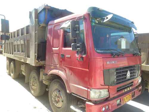 黑龙江出售转让二手2008年中国重汽豪沃ZZ5437N466741自卸车