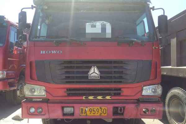 黑龙江出售转让二手2008年中国重汽豪沃ZZ5437N466741自卸车