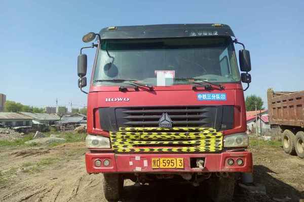 黑龙江出售转让二手2010年中国重汽豪泺ZZ3257N3648W自卸车