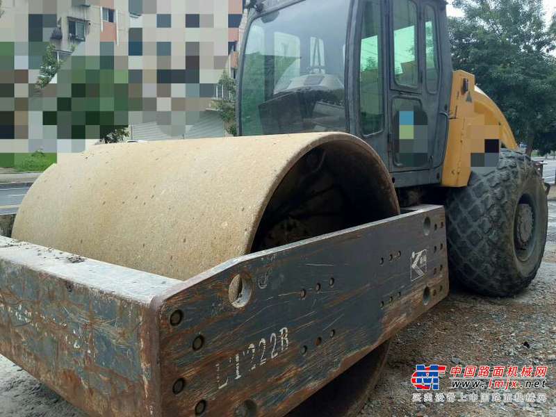 辽宁出售转让二手7500小时2006年洛建YZ220单钢轮压路机