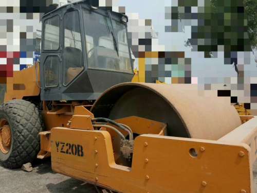 辽宁出售转让二手8000小时2007年山东公路机械厂YZ20单钢轮压路机