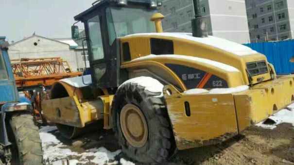 内蒙古出售转让二手2500小时2012年柳工CLG622单钢轮压路机