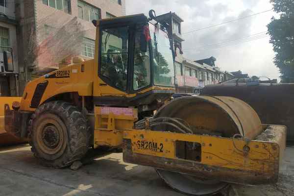 贵州出售转让二手4600小时2010年山推SR20M单钢轮压路机