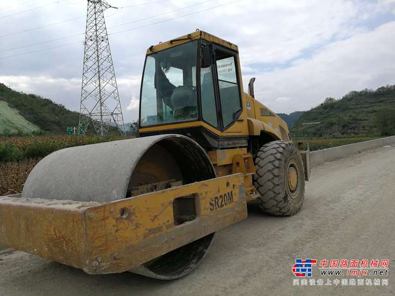 贵州出售转让二手8695小时2008年山推SR20M单钢轮压路机