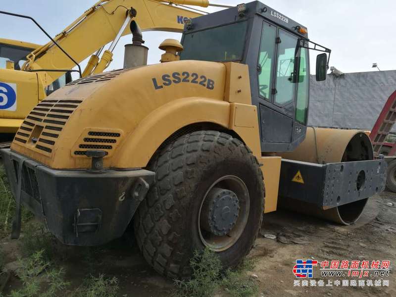 内蒙古出售转让二手3000小时2013年洛建LSS220P单钢轮压路机