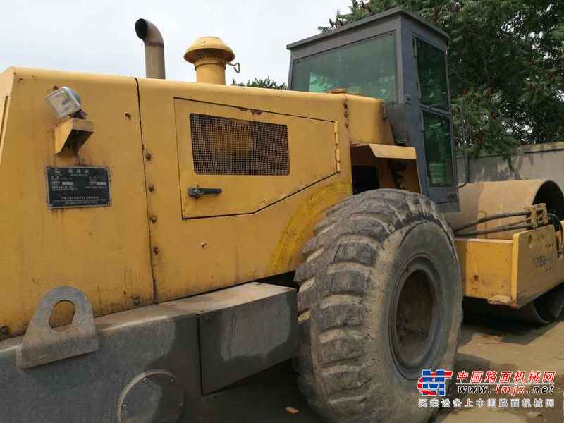 辽宁出售转让二手6000小时2005年洛建YZ18B单钢轮压路机