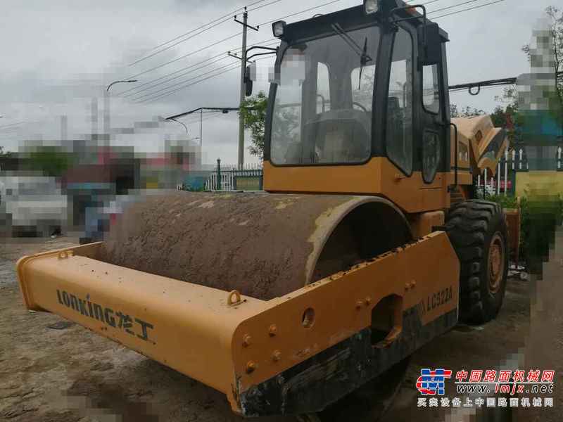 陕西出售转让二手1200小时2015年龙工LG522A单钢轮压路机