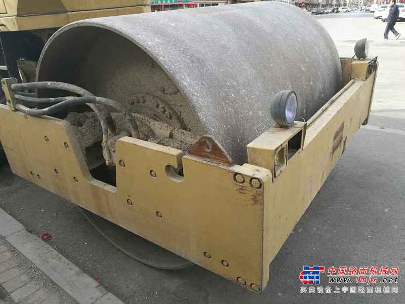 辽宁出售转让二手2800小时2007年洛建YZ16B单钢轮压路机