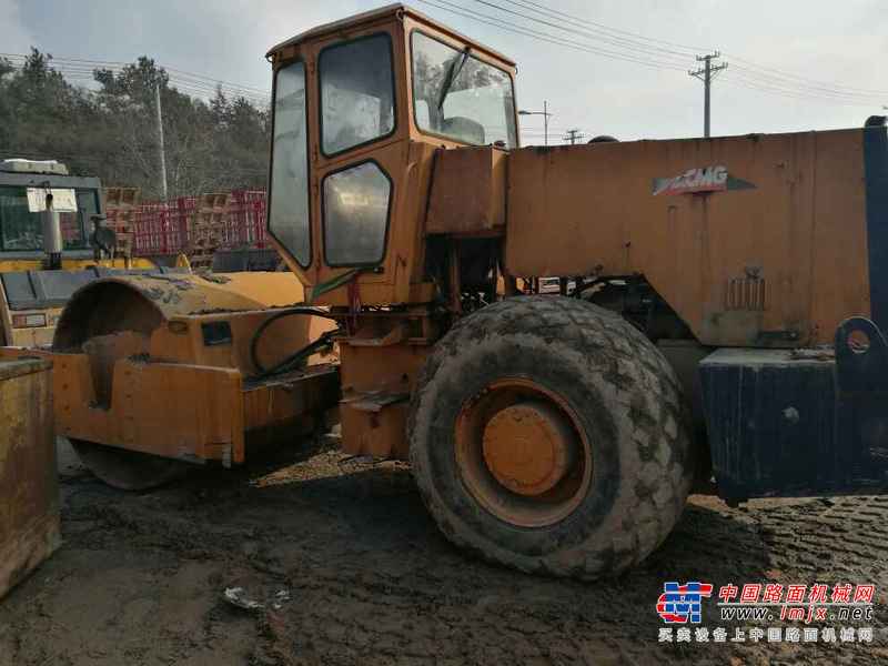 湖北出售转让二手8000小时2005年厦工三明YZ20B单钢轮压路机