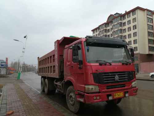 黑龙江出售转让二手2008年中国重汽豪泺ZZ3257N3648W自卸车