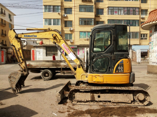 内蒙古出售转让二手7651小时2008年小松PC55MR挖掘机