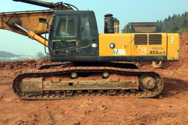 四川出售转让二手2010年现代R455LC挖掘机
