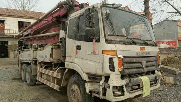 河南出售转让二手1587小时2009年福田重机5R48泵车