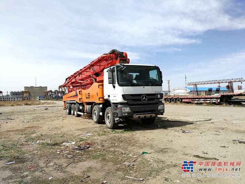 内蒙古出售转让二手5000小时2012年福田重机BJ5530泵车
