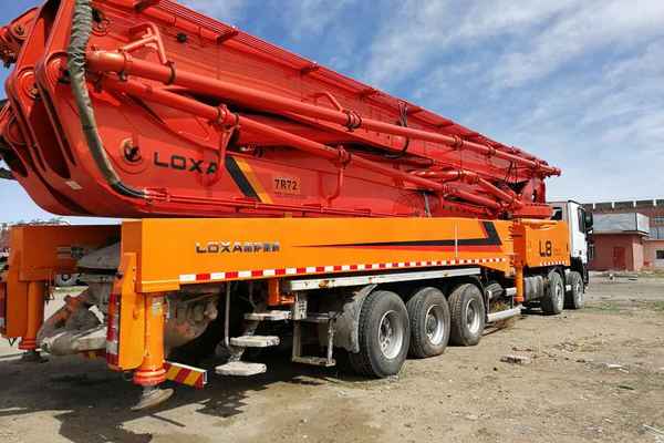 内蒙古出售转让二手5000小时2012年福田重机BJ5530泵车