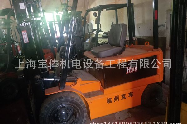 出售转让二手鍚堝姏合力,杭州,合力电动,杭州电动叉装车