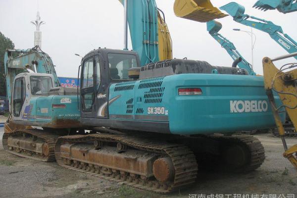河南出售转让二手神钢SK350LC-8挖掘机