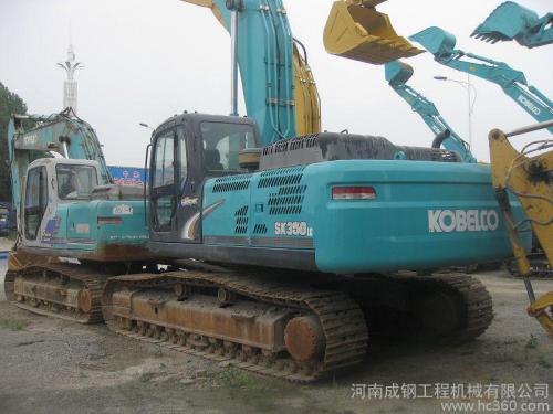 河南出售转让二手神钢SK350LC-8挖掘机