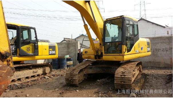 上海出售转让二手Komatsu PCPC200-7挖掘机