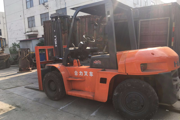 出售转让二手合力 杭州 TCM 台力福 丰田 林德 龙工 江淮等等10吨叉装车