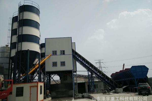 出售转让二手泽宇重工HLS120混凝土搅拌站