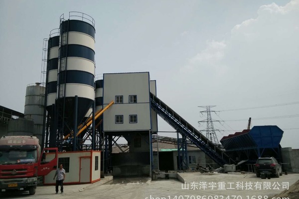 出售转让二手泽宇重工HLS120混凝土搅拌站