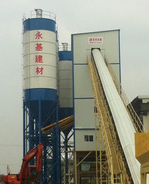 出售转让二手冠成HLS180混凝土搅拌站