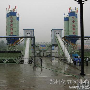出售转让二手亿立HZS120站混凝土搅拌站