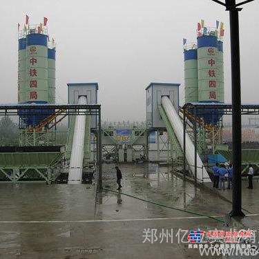 出售转让二手亿立HZS120站混凝土搅拌站