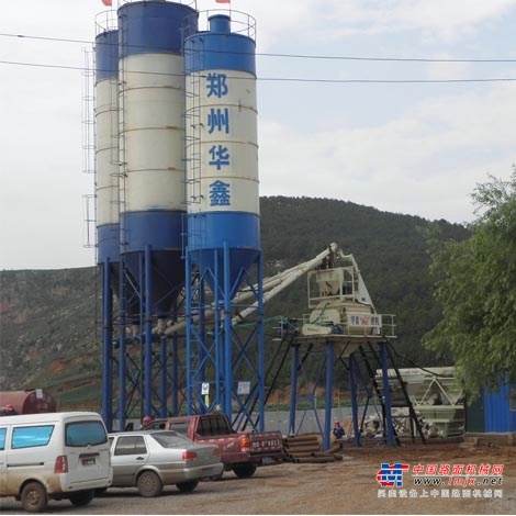 出售转让二手建筑设备HZS混凝土搅拌站