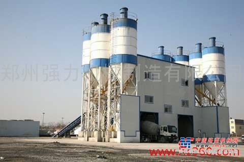 出售转让二手中豫HZS180混凝土搅拌站