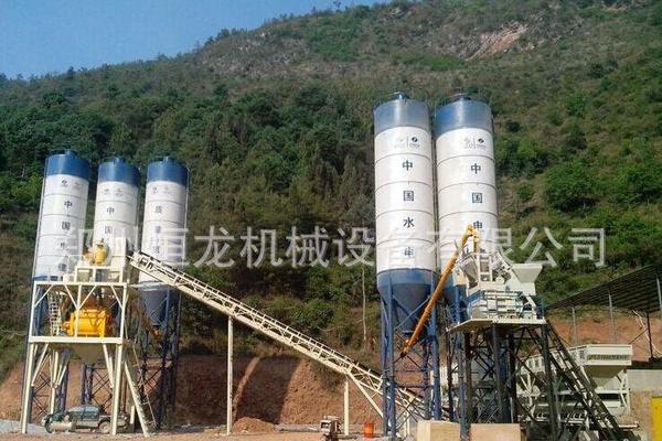 出售转让二手恒龙120型混凝土搅拌站
