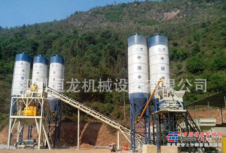 出售转让二手恒龙120型混凝土搅拌站