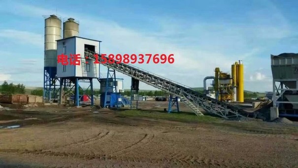 出售转让二手潍坊方建HZS25-120混凝土搅拌站