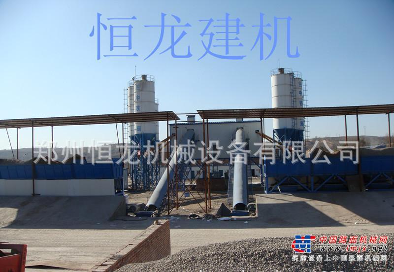 出售转让二手恒龙HZS75混凝土搅拌站