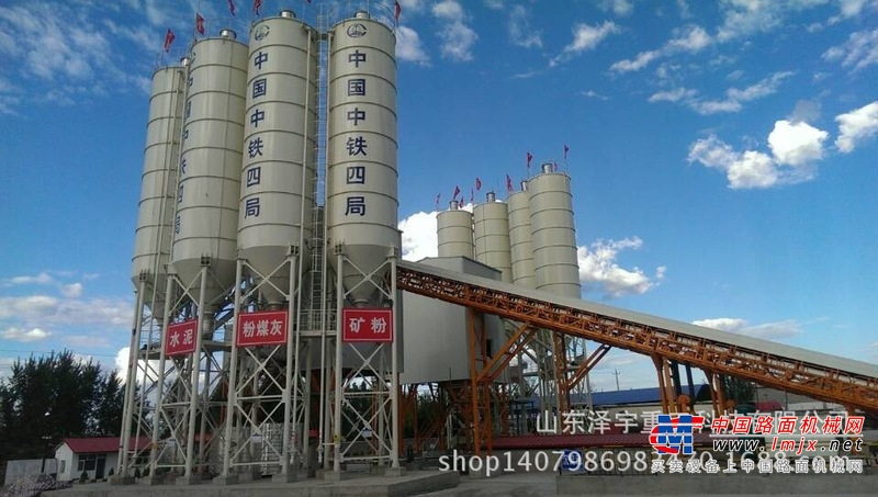 出售转让二手泽宇重工HLS120混凝土搅拌站