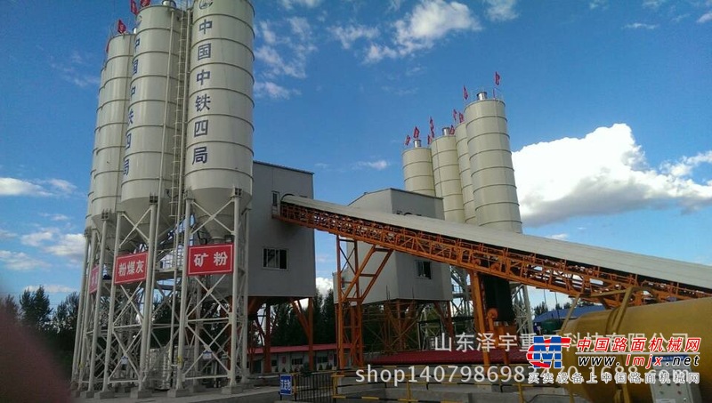 出售转让二手泽宇重工HLS120混凝土搅拌站